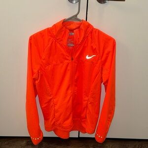 Nike Bright Orange Zip-Up Jacket